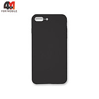 Чехол Iphone 7/8/SE 2020/SE 2022 силиконовый, матовый, черного цвета