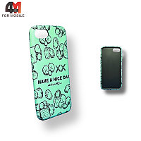 Чехол Iphone 7/8/SE 2020/SE 2022 силиконовый с рисунком, 020 мятный, luxo