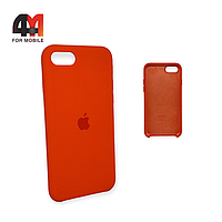 Чехол Iphone 7/8/SE 2020/SE 2022 Silicone Case, 13 оранжевого цвета