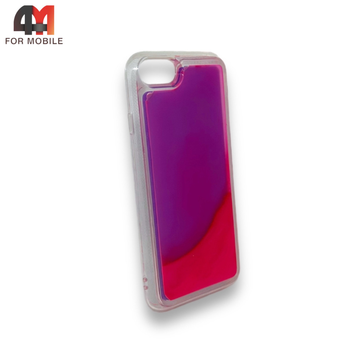 Чехол Iphone 7/8/SE 2020/SE 2022 силиконовый, песочек, фиолетового цвета - фото 1 - id-p226623308