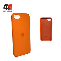 Чехол Iphone 7/8/SE 2020/SE 2022 Silicone Case, 66 апельсинового цвета