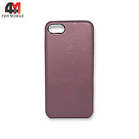 Чехол Iphone 7/8/SE 2020/SE 2022 пластиковый, Leather Case, розового цвета