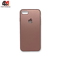 Чехол Iphone 7/8/SE 2020/SE 2022 пластиковый, матовый, розового цвета