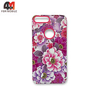 Чехол Iphone 7 Plus/8 Plus силиконовый, противоударный, цветы