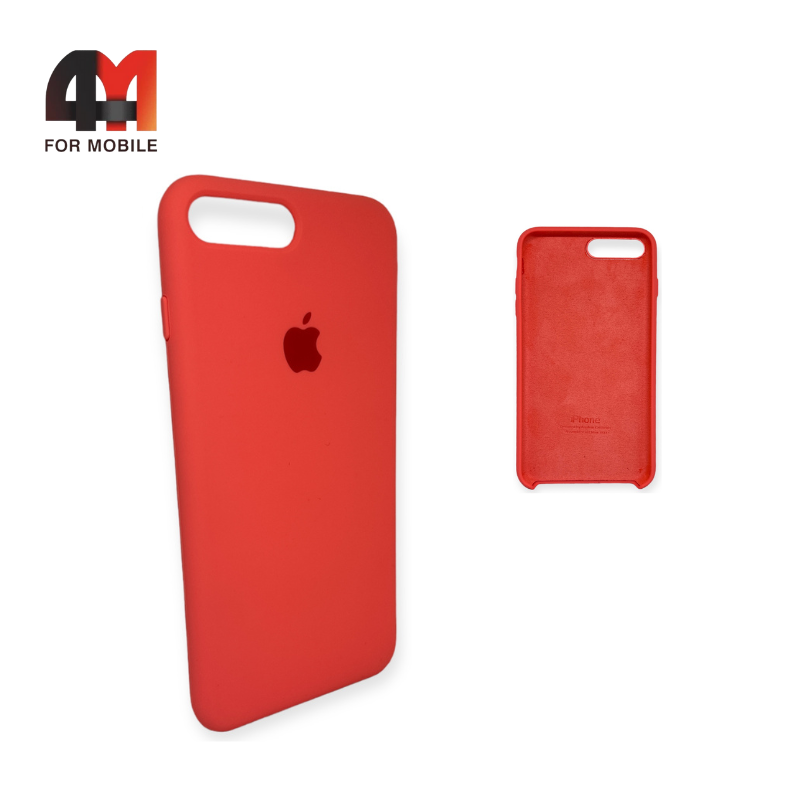 Чехол Iphone 7 Plus/8 Plus Silicone Case, 29 кораллового цвета - фото 1 - id-p226622969