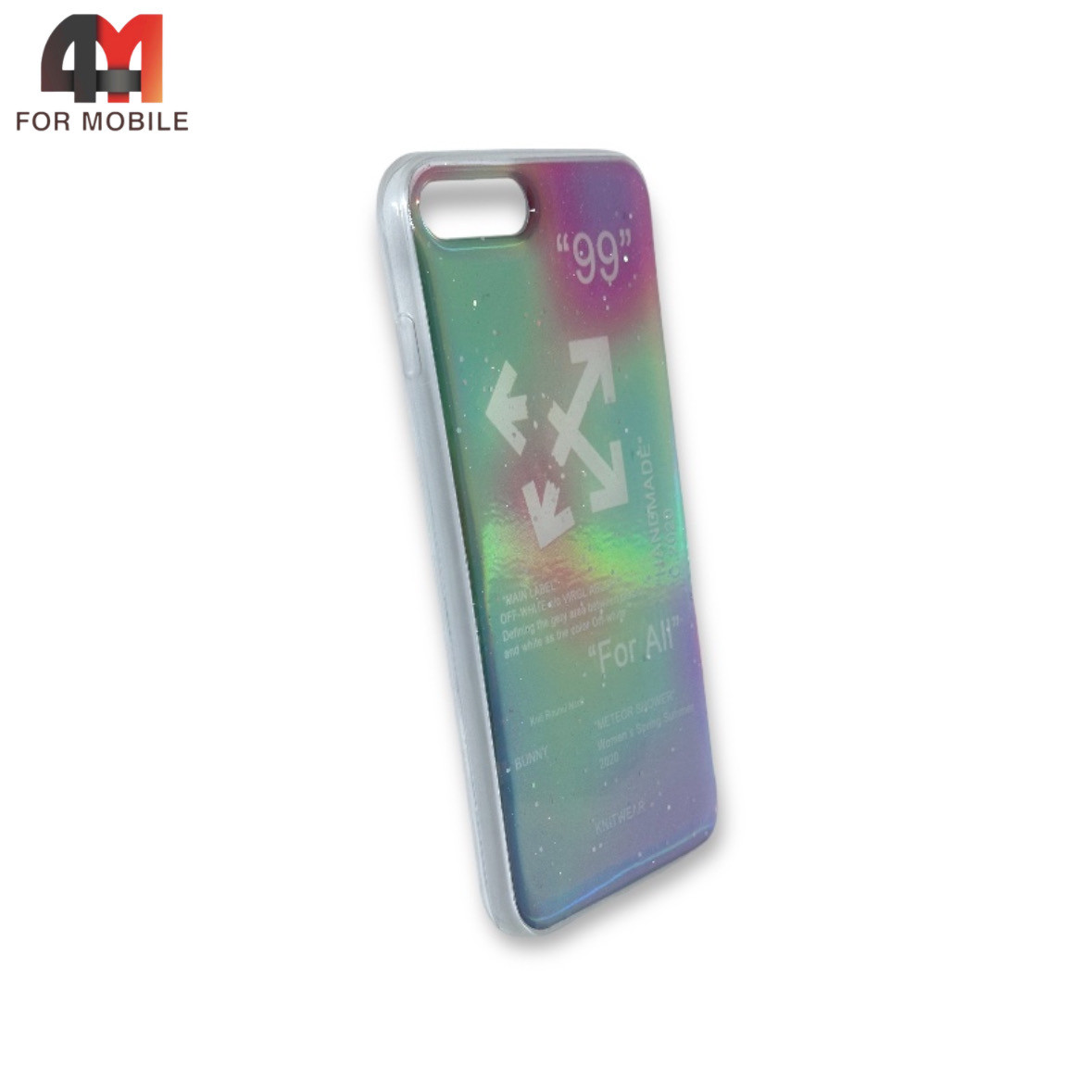 Чехол Iphone 7 Plus/8 Plus силиконовый с рисунком, хамелеон - фото 1 - id-p226617325