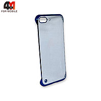 Чехол Iphone 7 Plus/8 Plus пластиковый с синей рамкой, Case