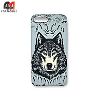 Чехол Iphone 7 Plus/8 Plus силиконовый с рисунком, волк