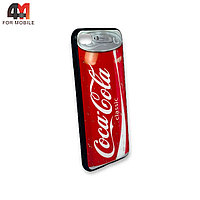 Чехол Iphone 7 Plus/8 Plus пластиковый с рисунком, Coca Cola, красного цвета