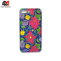 Чехол Iphone 7 Plus/8 Plus силиконовый с рисунком, цветы
