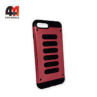 Чехол Iphone 7 Plus/8 Plus пластиковый, противоударный, красного цвета, Spigen