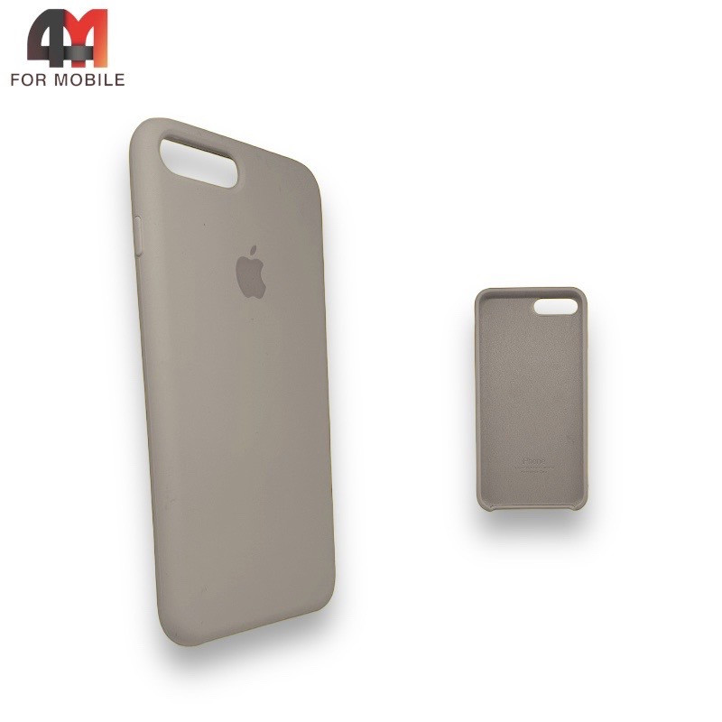Чехол Iphone 7 Plus/8 Plus Silicone Case, 7 светло-коричневого цвета - фото 1 - id-p226619884