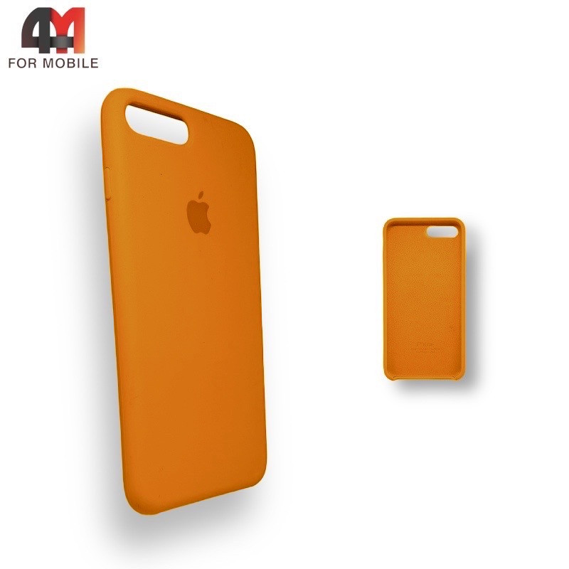 Чехол Iphone 6 Plus/6S Plus Silicone Case, 66 апельсинового цвета - фото 1 - id-p226618958