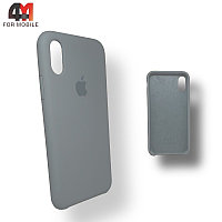 Чехол Iphone X/Xs Silicone Case, 26 светло-серого цвета