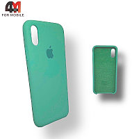 Чехол Iphone X/Xs Silicone Case, 50 цвет аквамарин
