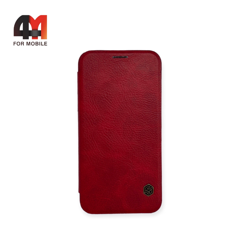 Чехол книга Iphone X/Xs QIN, красного цвета, Nillkin - фото 1 - id-p226621148