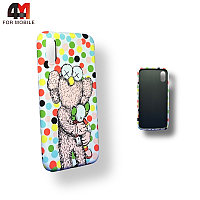 Чехол Iphone X/Xs силиконовый с рисунком, 016 пудровый, luxo