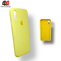 Чехол Iphone X/Xs Silicone Case, 32 желтого цвета