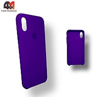 Чехол Iphone X/Xs Silicone Case, 30 фиолетового цвета