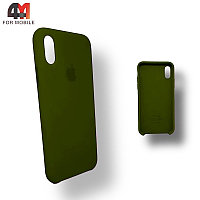 Чехол Iphone X/Xs Silicone Case, 48 болотного цвета