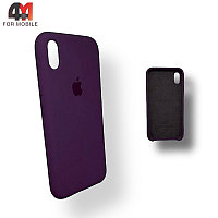 Чехол Iphone X/Xs Silicone Case, 75 пурпурного цвета