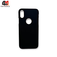 Чехол Iphone X/Xs пластиковый, черного цвета, Nillkin