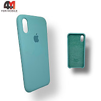 Чехол Iphone X/Xs Silicone Case, 17 мятного цвета