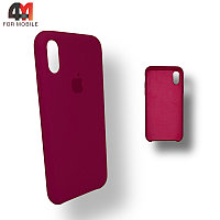 Чехол Iphone XR Silicone Case, 54 цвет фуксия