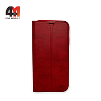 Чехол книга Iphone XR красного цвета, HDD