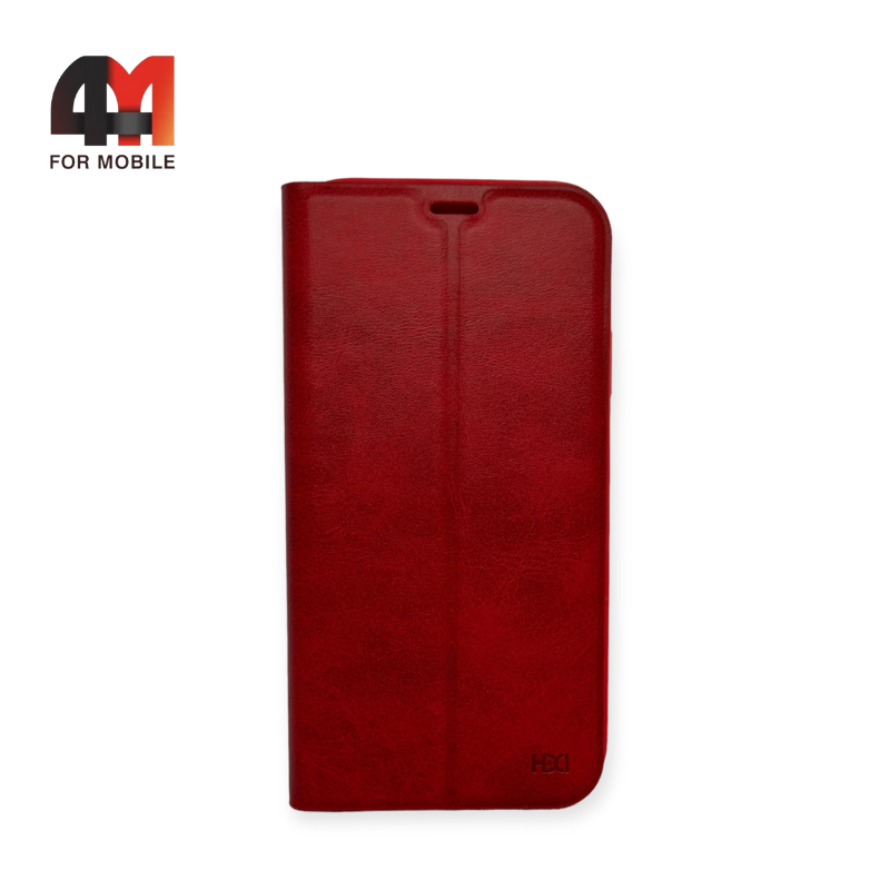 Чехол книга Iphone XR красного цвета, HDD - фото 1 - id-p226617612