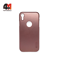 Чехол Iphone XR пластиковый, с подставкой, розового цвета, Nillkin