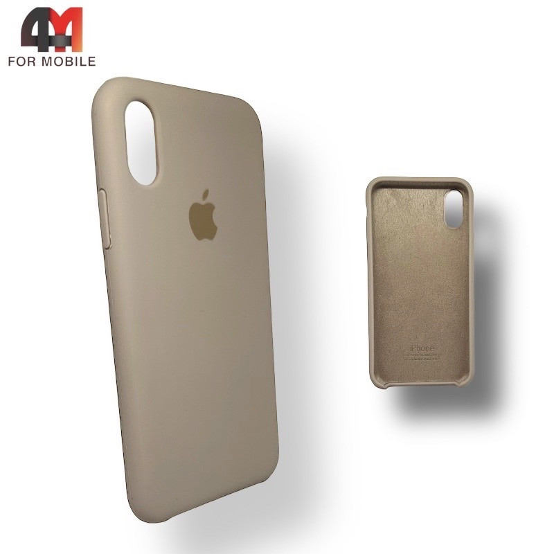 Чехол Iphone XR Silicone Case, 7 светло-коричневого цвета - фото 1 - id-p226617514