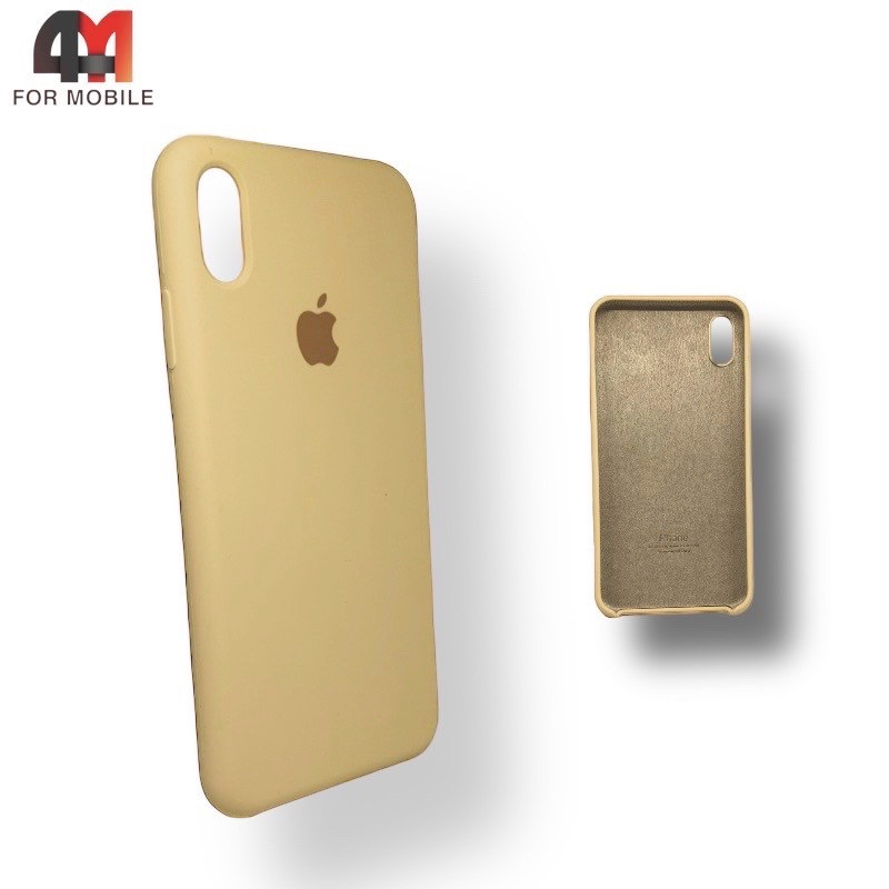 Чехол Iphone XR Silicone Case, 28 горчичного цвета - фото 1 - id-p226620145