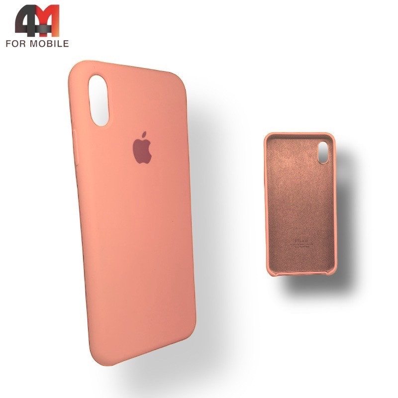 Чехол Iphone XR Silicone Case, 59 бледно-персикового цвета - фото 1 - id-p226619686