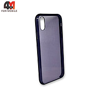 Чехол Iphone XR пластиковый, Clear Case, черного цвета