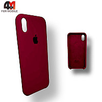 Чехол Iphone XR Silicone Case, 52 бордового цвета