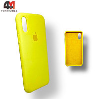 Чехол Iphone XR Silicone Case, 55 ярко-желтого цвета