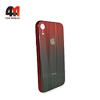 Чехол Iphone XR пластиковый, хамелеон, красного цвета