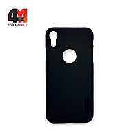 Чехол Iphone XR пластиковый, с подставкой, черного цвета, Nillkin
