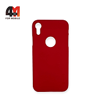 Чехол Iphone XR пластиковый, с подставкой, красного цвета, Nillkin