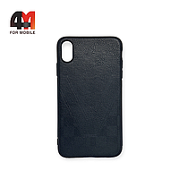 Чехол Iphone Xs Max силиконовый с магнитом, черного цвета
