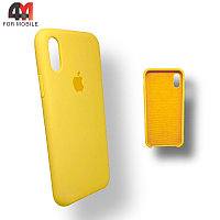 Чехол Iphone Xs Max Silicone Case, 4 янтарного цвета