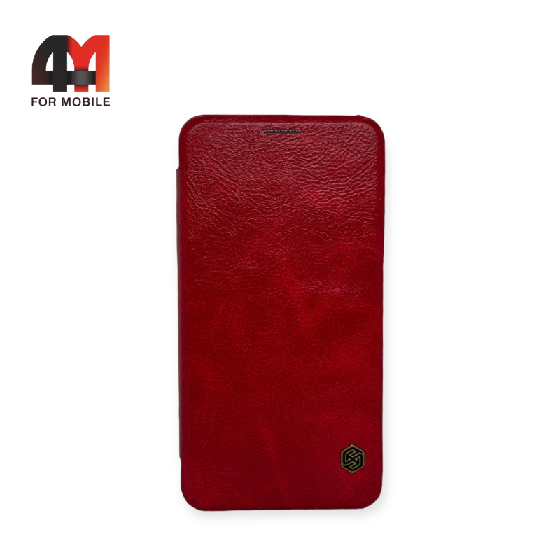 Чехол книга Iphone Xs Max QIN, красного цвета, Nillkin - фото 1 - id-p226622189