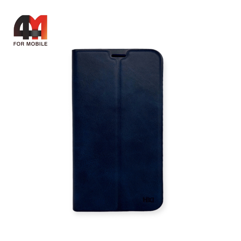 Чехол книга Iphone Xs Max синего цвета, HDD - фото 1 - id-p226620694
