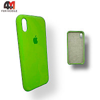 Чехол Iphone Xs Max Silicone Case, 60 неонового цвета