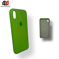 Чехол Iphone Xs Max Silicone Case, 31 салатового цвета