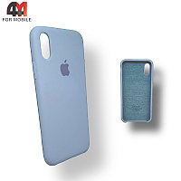 Чехол Iphone Xs Max Silicone Case, 5 василькового цвета