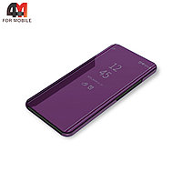 Чехол-книга для Samsung A6 2018/A600 clear view cover, фиолетового цвета