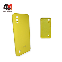 Чехол ZTE Blade A5 2020 Silicone Case, желтого цвета