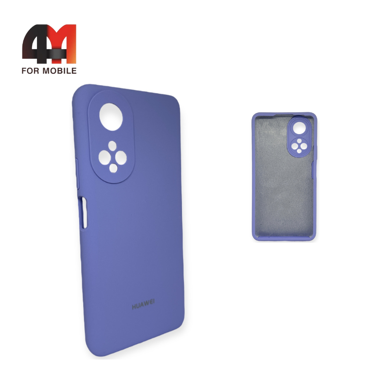 Чехол Huawei Honor X7 Silicone Case, лавандового цвета - фото 1 - id-p226617825